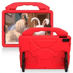 GENERICO - Carcasa Niños Antigolpes Para Tablet Samsung A11 2025 8.7 Rojo