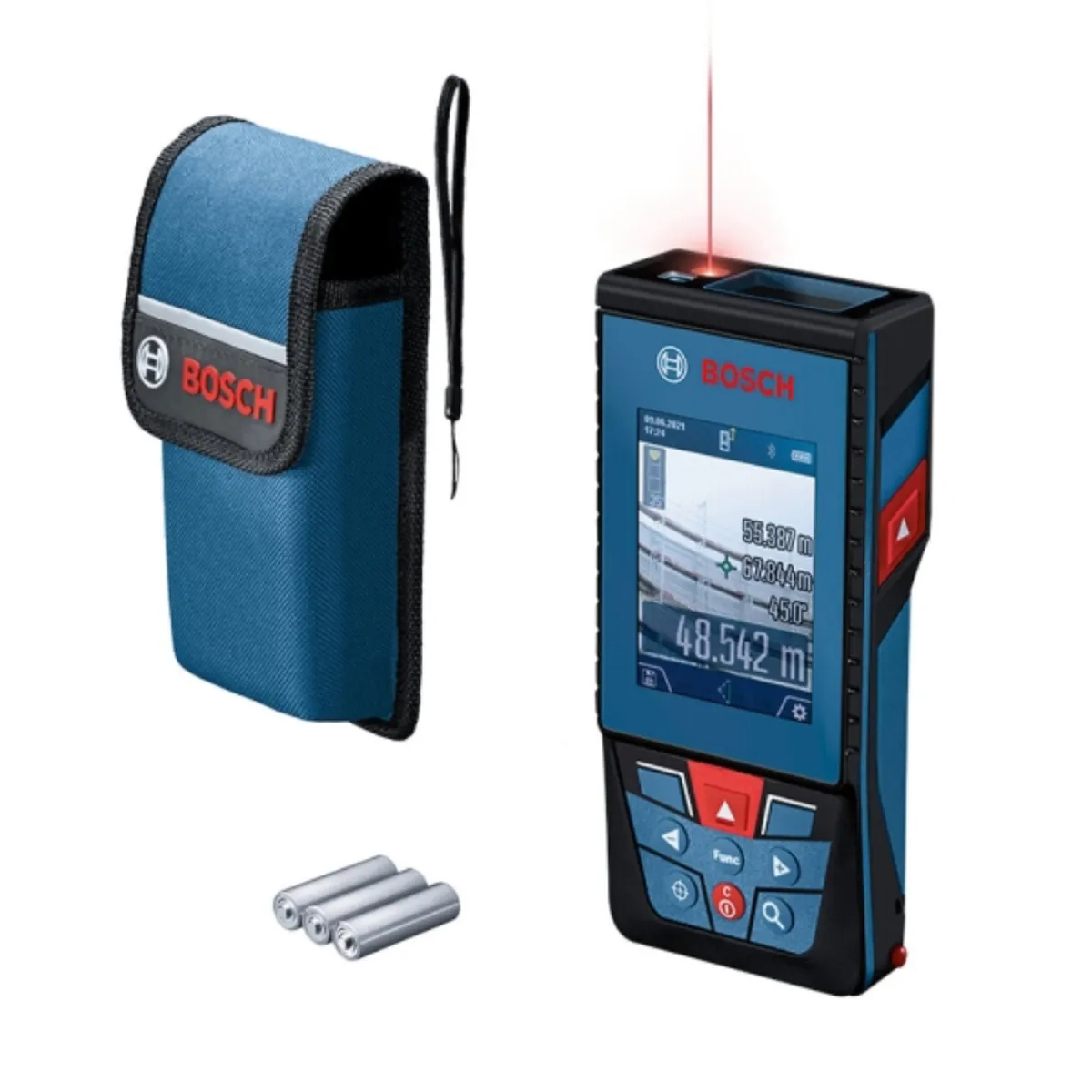 BOSCH - Medidor láser Bosch GLM 100-25 C alcance 100m con Bluetooth