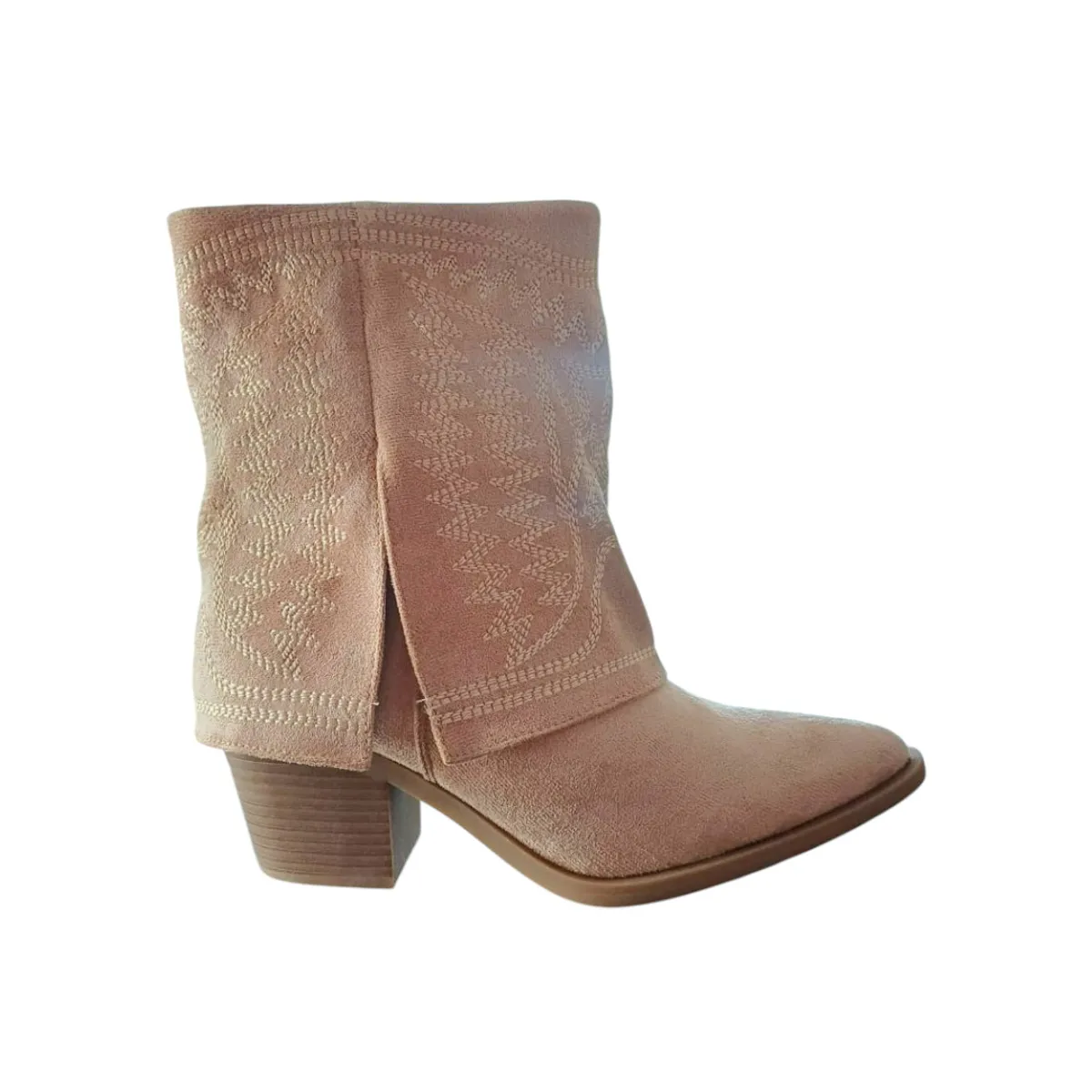 HERIEL - Bota Khaki Texana Mujer