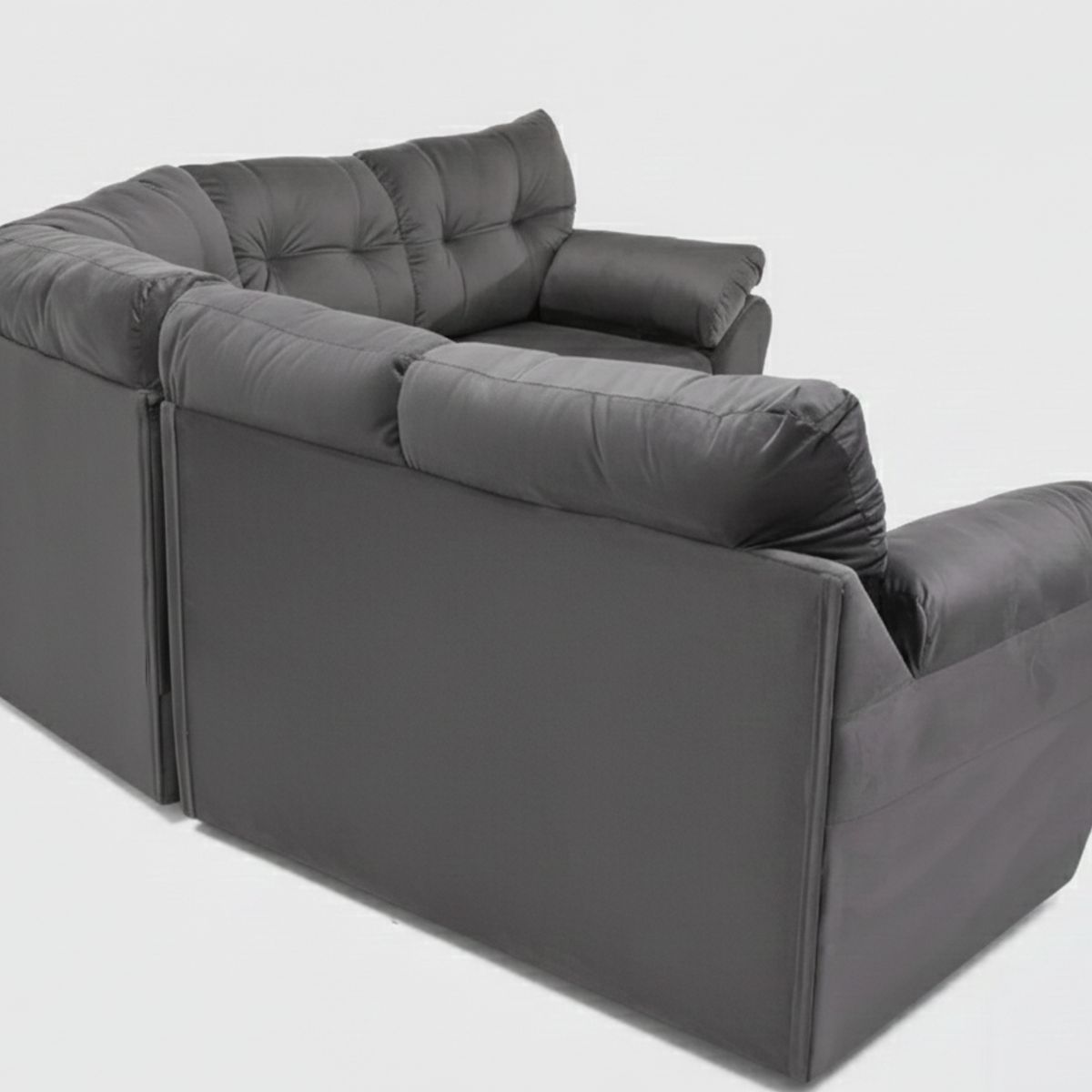 INTERMUEBLES - Sofá Seccional Atlas 212 Felpa