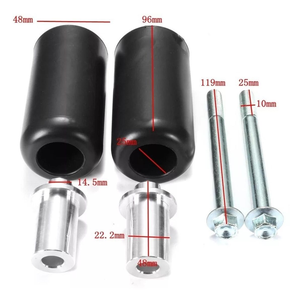 GENERICO - Sliders O Topes De Caida Para Motos Universal