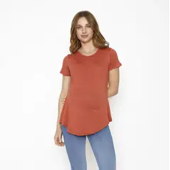 NALA - Polera Maternal Relax Ladrillo Maternity