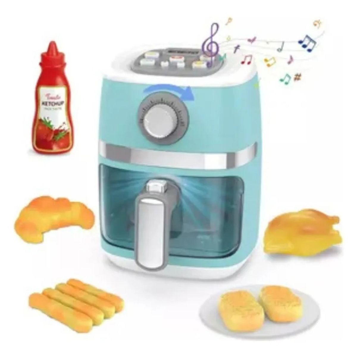 GENERICO - Freidora De Juguete Para Cocina Infantil Air Fryer