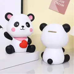 HOMEY - Alcancia de Oso Panda con Corazones