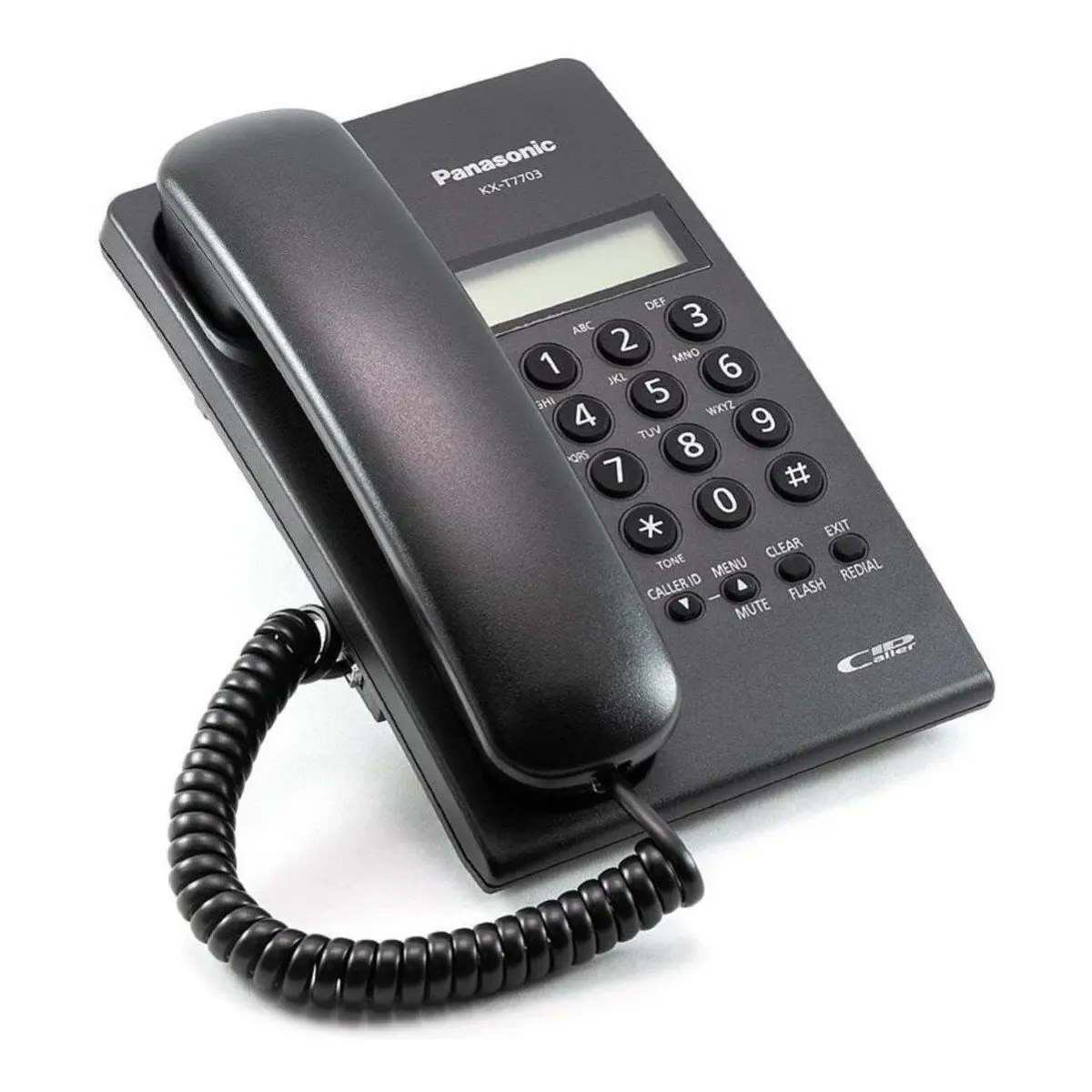 PANASONIC - Teléfono Panasonic Kx-t7703 Fijo - Color Negro con visor