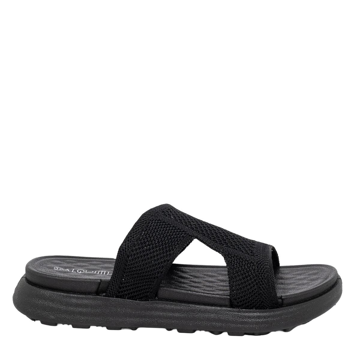 ALQUIMIA - Sandalia Mujer Negro Comfy Alquimia