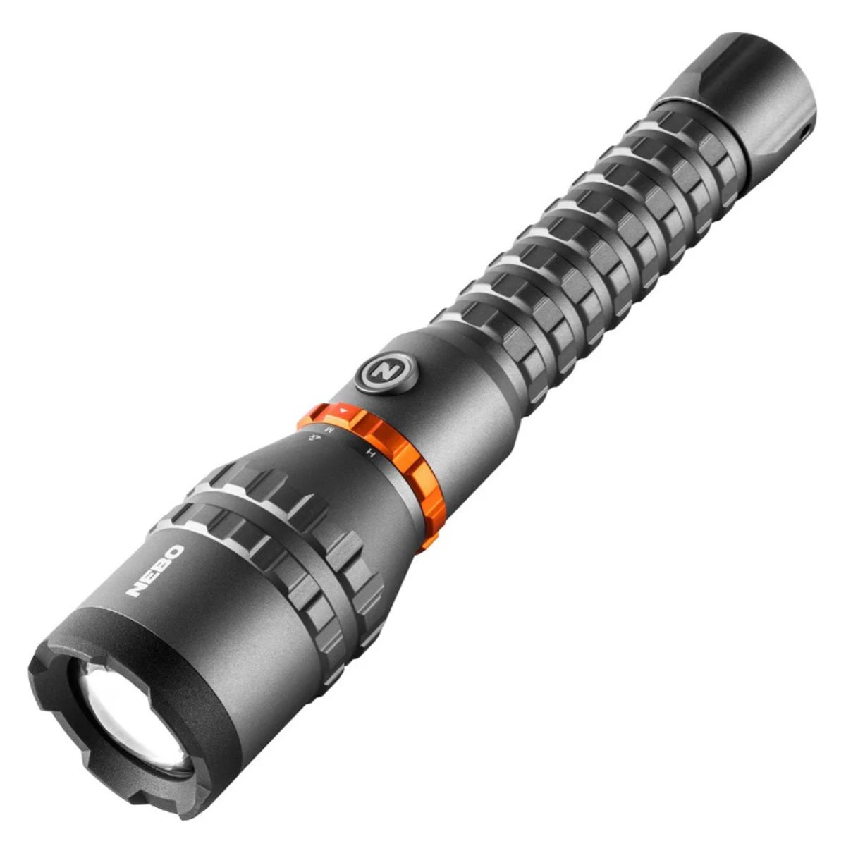 NEBO - Linterna Led Recargable Nebo Davinci 8000 Lúmenes Linterna Gris Oscuro Luz Blanco