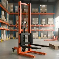 HOMEBRANDT - Apilador Hidraulico De Carga Manual 1 tonelada 1.6 metros