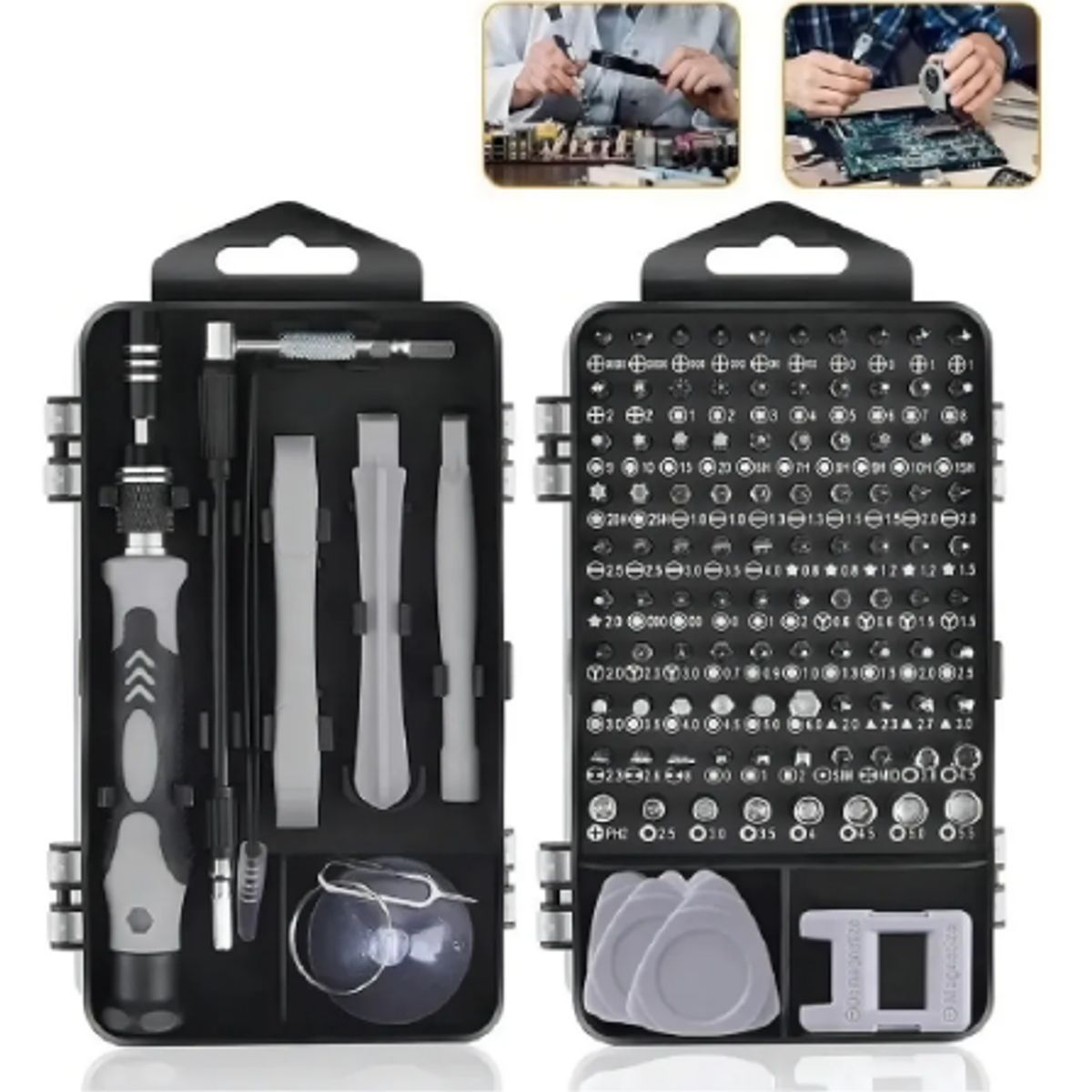 GENERICO - Juego Destornilladores 115 En 1 Celulares Pc Relojes Lentes