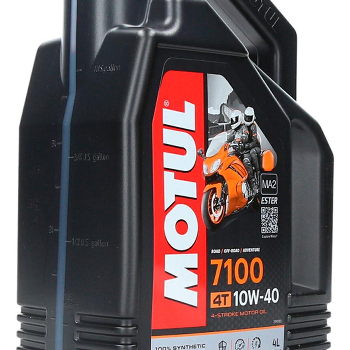 MOTUL - Aceite De Motocicleta 100% Sintetico Motul 7100 4t 10w-40 4l