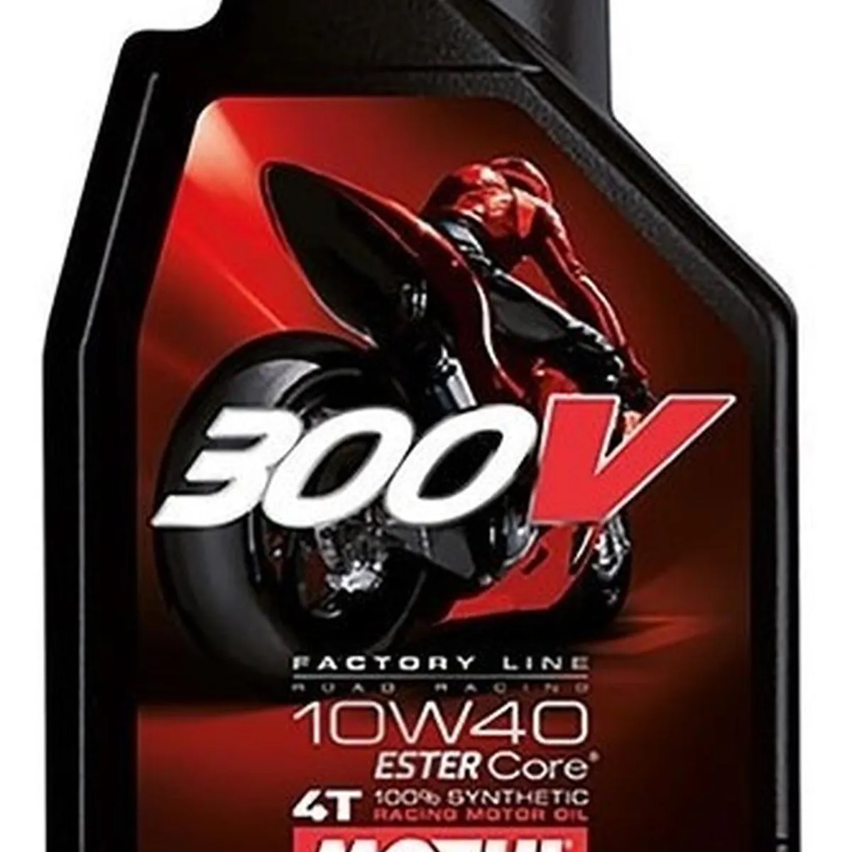 MOTUL - Aceite De Moto 10w 40 300v Full Sintetico Motul 1l 4t