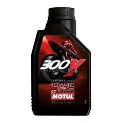 MOTUL - Aceite De Moto 10w 40 300v Full Sintetico 1l 4t