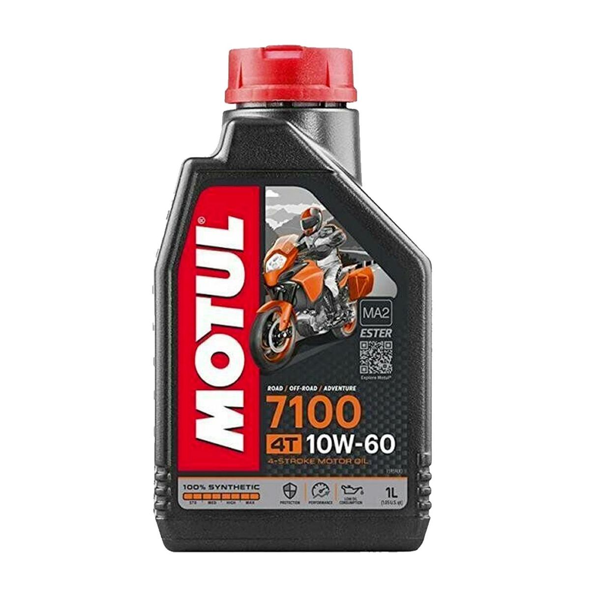 MOTUL - Aceite Moto 7100 10w60 Full Sintetico Motul 1l 4t Original