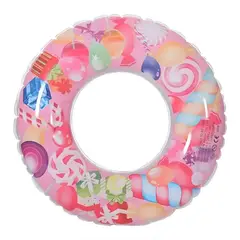 PUNTO STORE - Flotador Redondo 90 cms Diseño Caramelos Divertido - PS