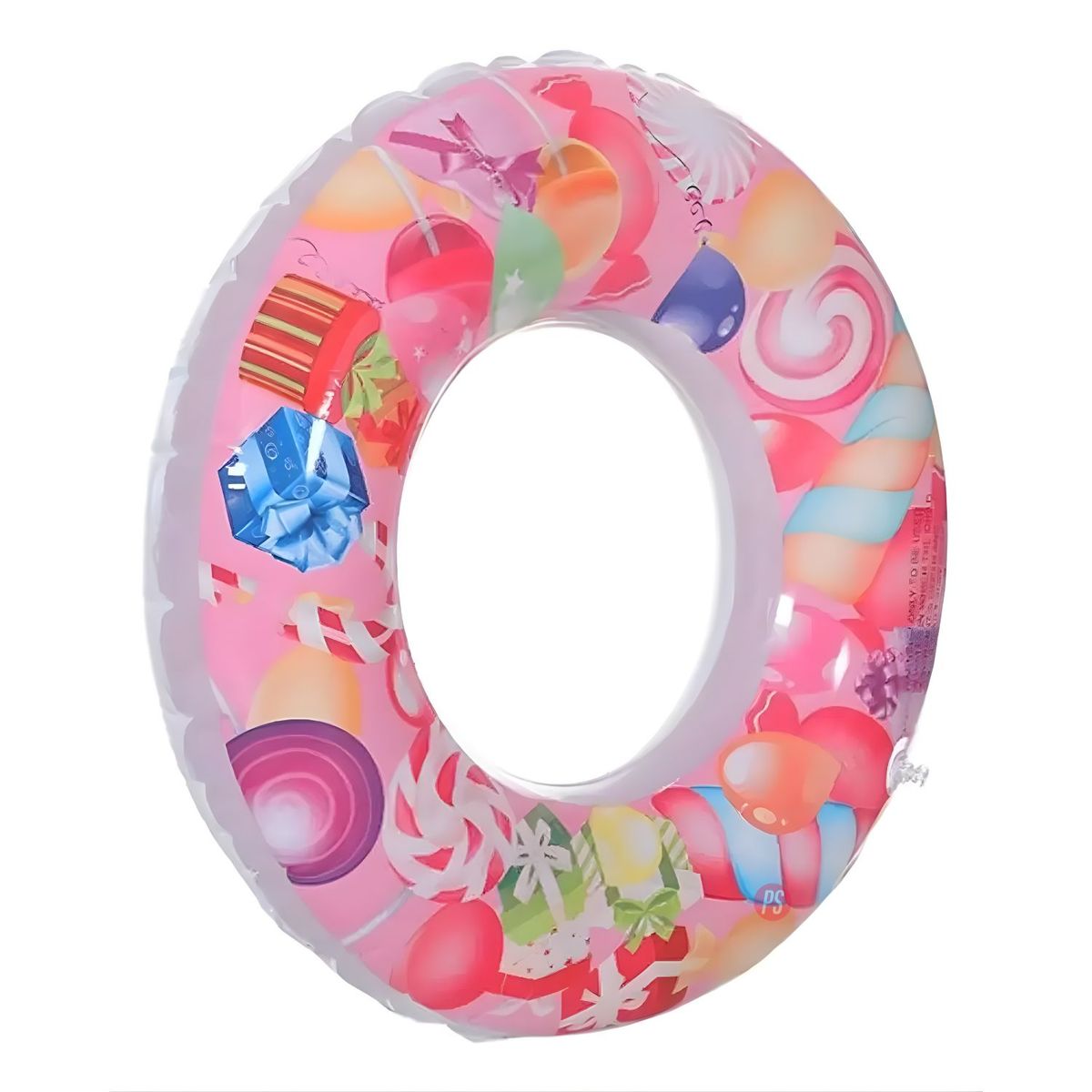 PUNTO STORE - Flotador Redondo 90 cms Diseño Caramelos Divertido - PS