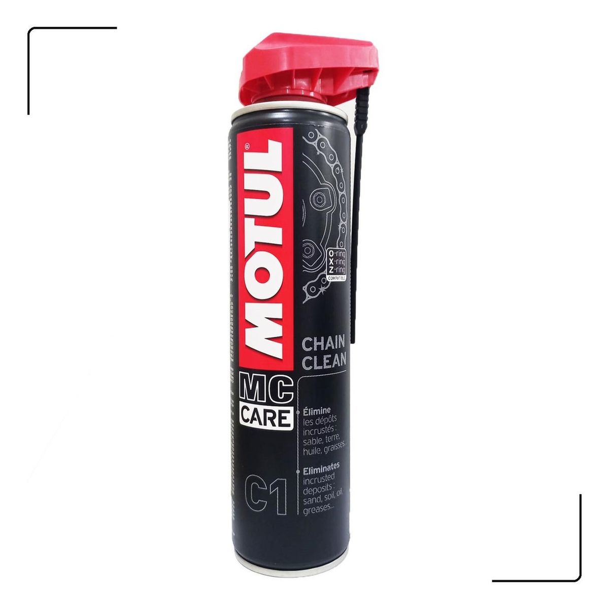 MOTUL - Limpiador De Cadenas Motul Chain Clean C1 Con Cepillo De Limpieza