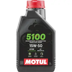 MOTUL - Aceite Para Motor Semi-sintético 15w-50 Para Motos Y Cuatriciclos De 1 Unidad X 1l