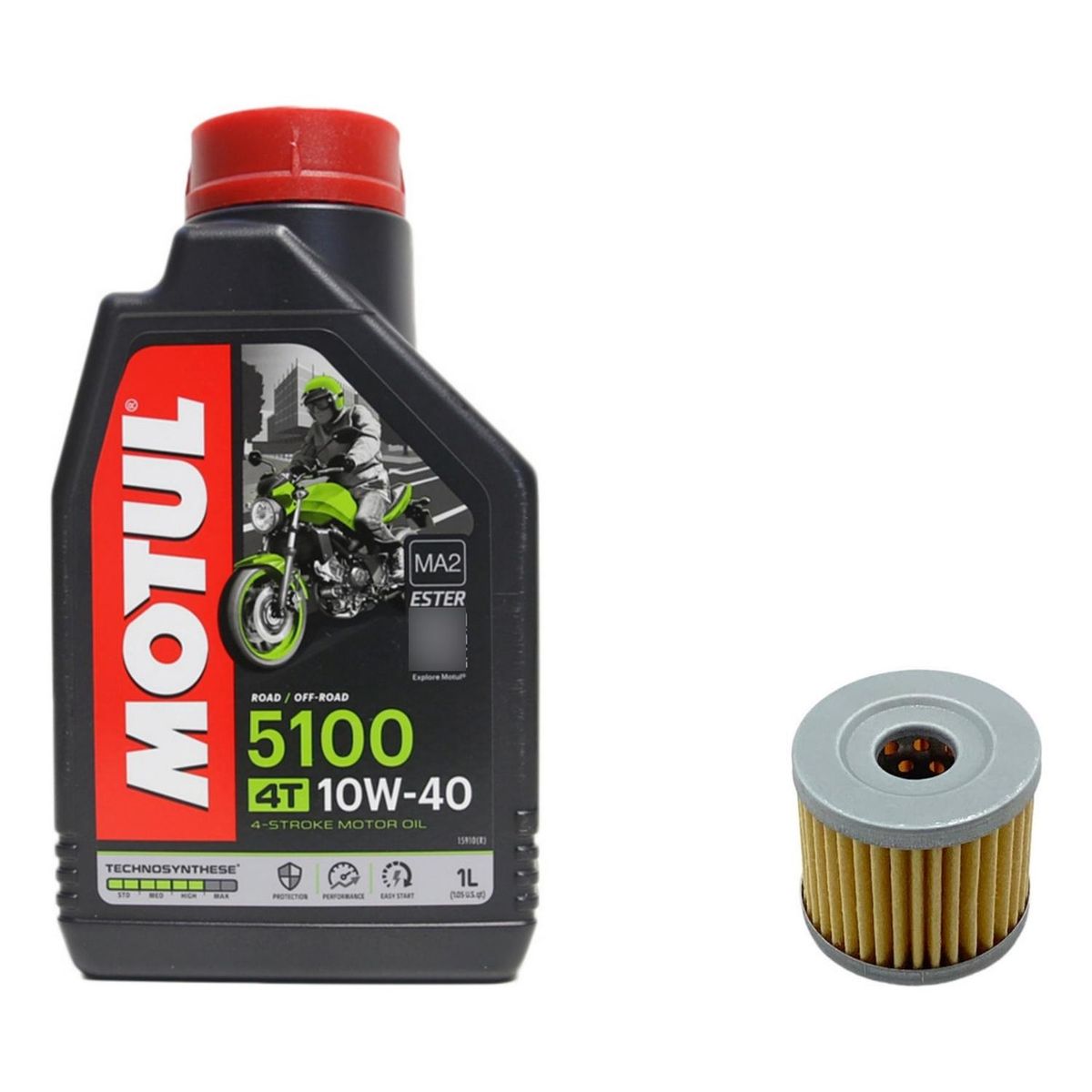 MOTUL - Kit Mantencion Zontes G1 155 / 1l Semi - Sintetico + Filtro