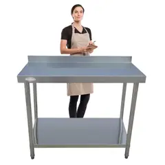 PROCHEF - Meson muro 100% inoxidable 150x60x85(+6) cm