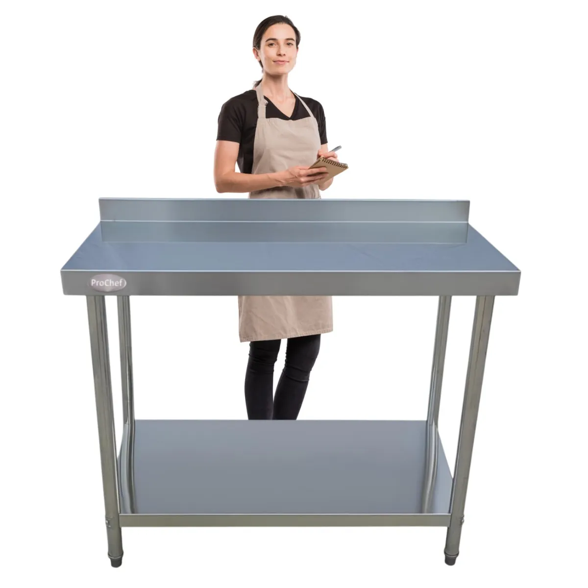 PROCHEF - Meson muro 100% inoxidable 150x60x85(+6) cm