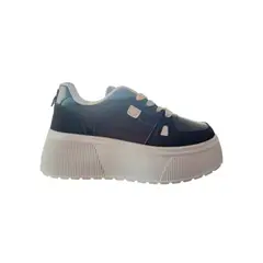 HERIEL - Zapatilla Negra Plataforma Mujer