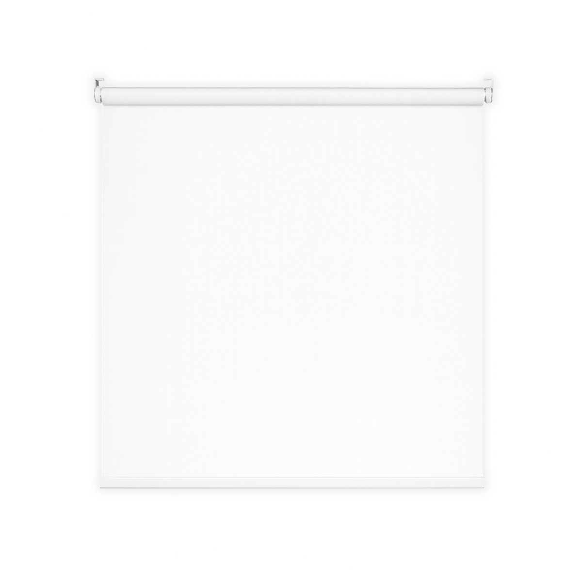 GUIZA - Cortina Roller Blackout 1 Paño 120x200 Sin Cenefa Blanca Guiza