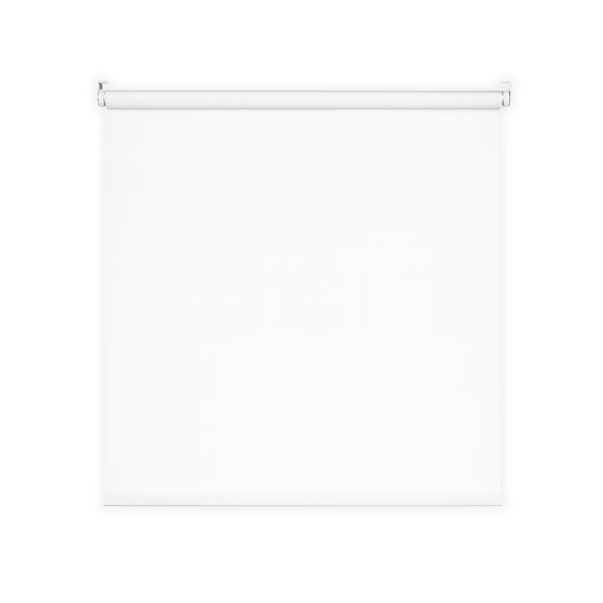 GUIZA - Cortina Roller Blackout 1 Paño 120x200 Sin Cenefa Blanca Guiza