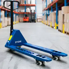 HOMEBRANDT - Transpaleta Manual De 3 Toneladas 685mm Hidraulica 3000 KG