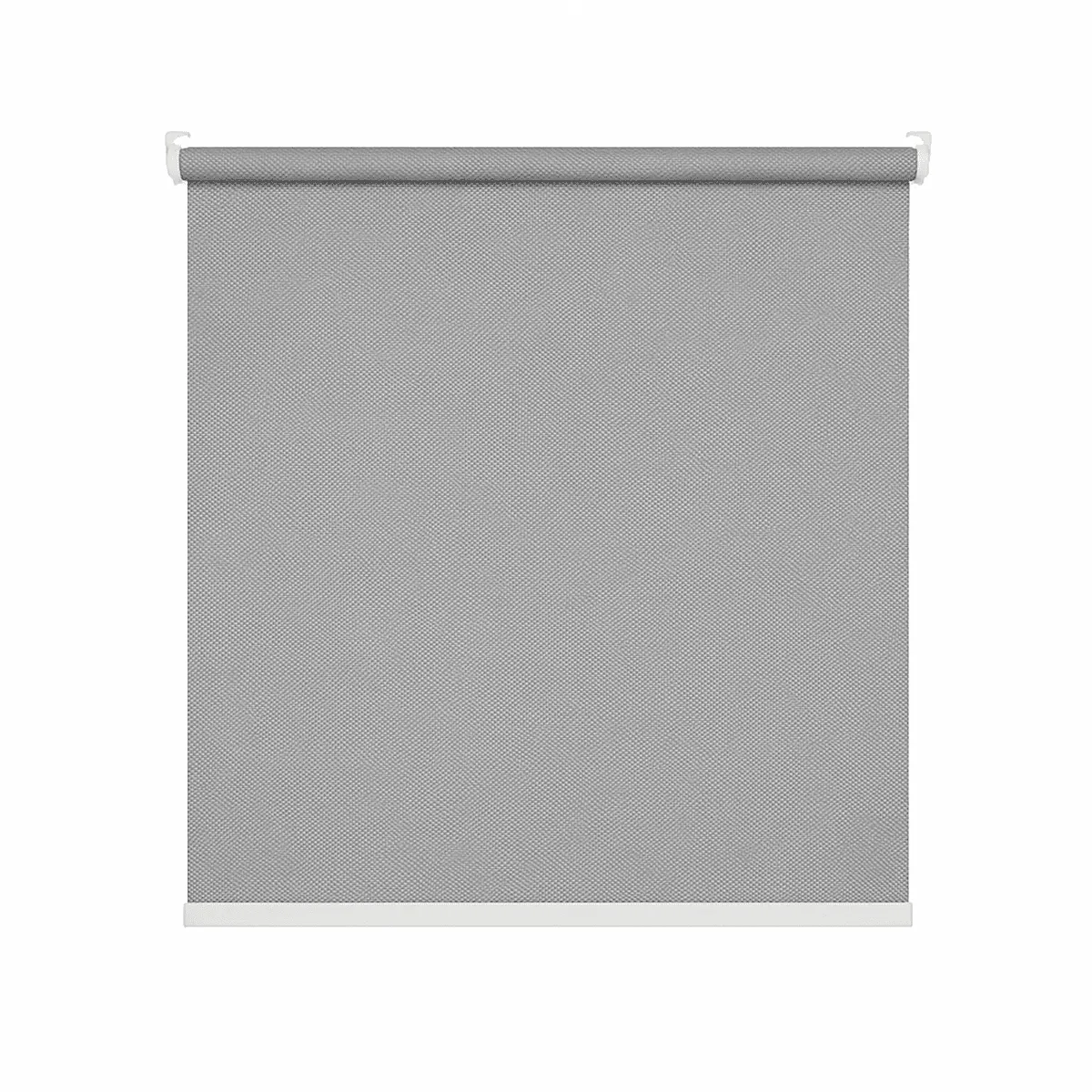 GUIZA - Cortina Roller Blackout 1 Paño 120x200 Sin Cenefa Gris Guiza