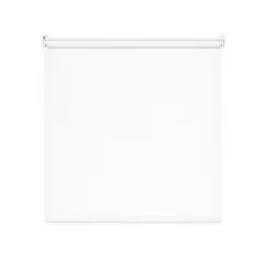 GUIZA - Cortina Roller Blackout 1 Paño 140x200 Sin Cenefa Blanca