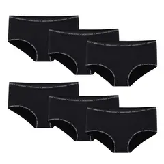 GIOVACCHINO - Pack de 6 Calzones Bikini Algodón Mujer