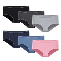 GIOVACCHINO - Pack de 6 Calzones Bikini Algodón Mujer