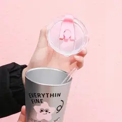 TOPSOC - TAZA MUG VASO TERMICO ACERO 400 ML