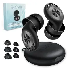 HOWELL - Protectores Auditivos Tapones Anti Ruido 45db Reduce el Sonido