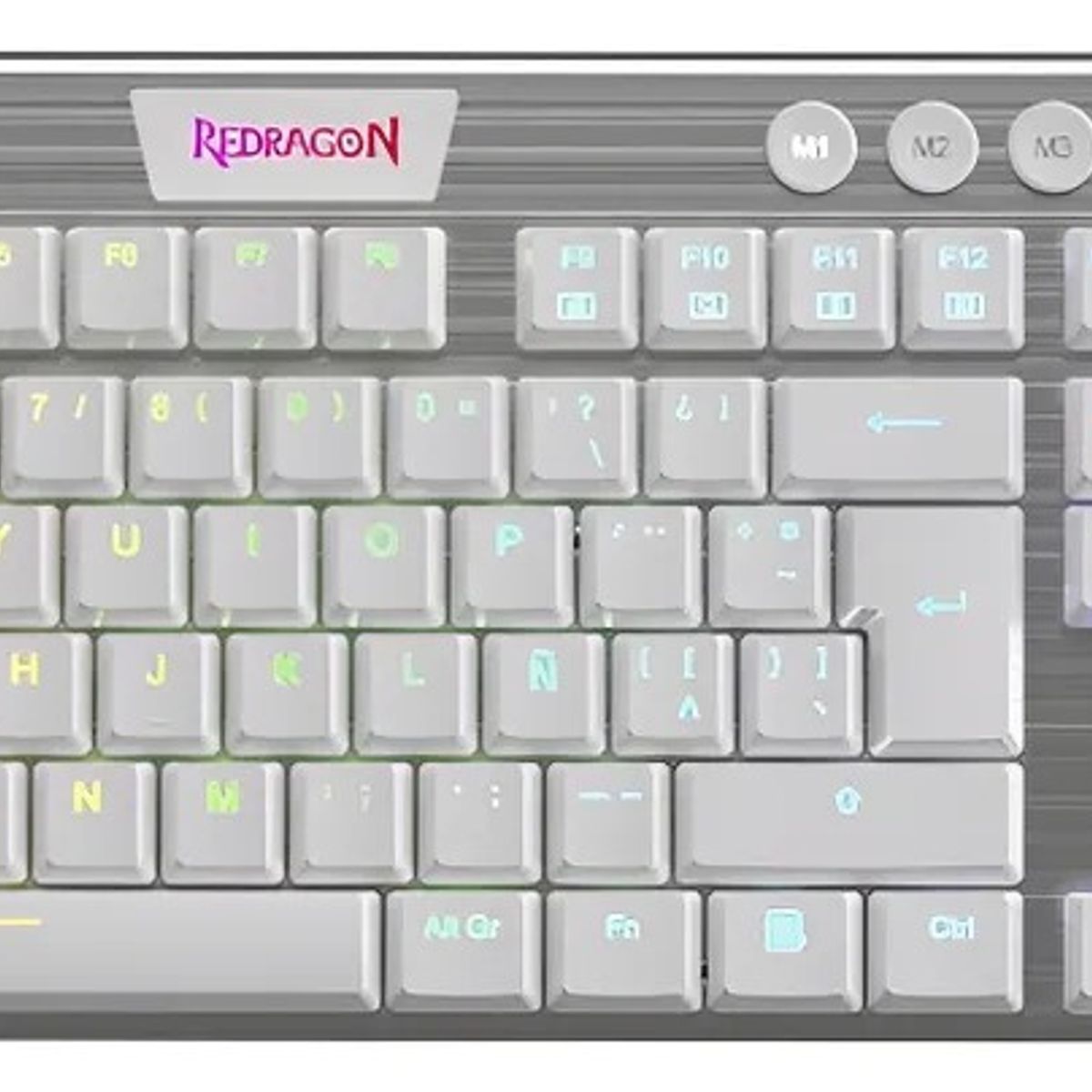 REDRAGON - Teclado Mecanico Gamer Redragon Horus Fsk618 Wireless Blanco