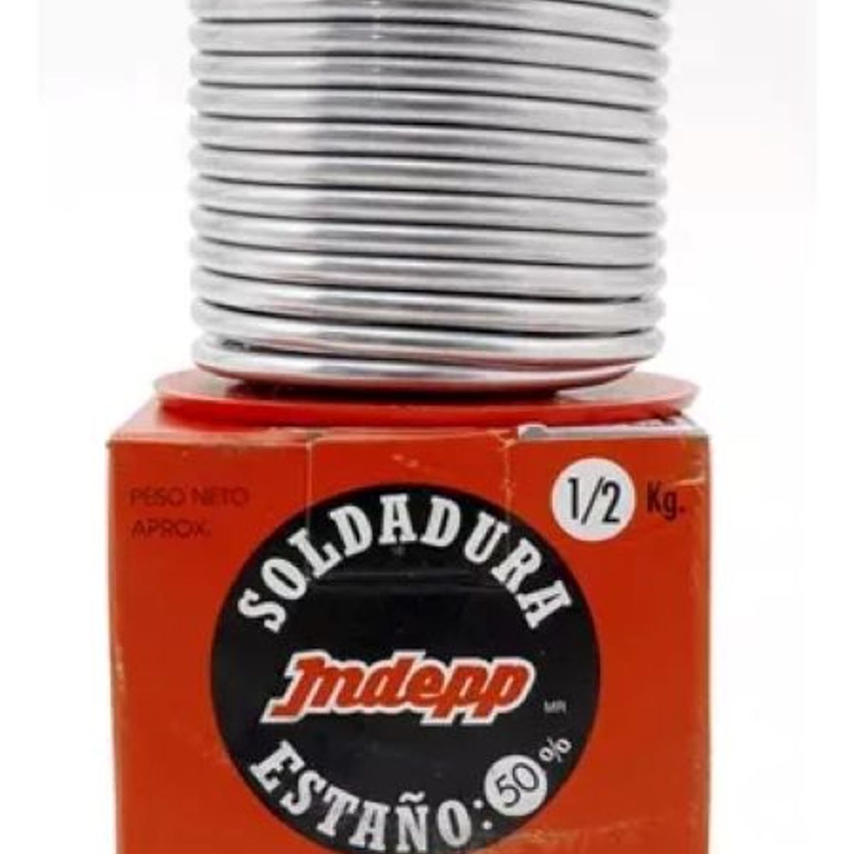 METALFER - Soldadura De Estaño 50% Carrete 0.5 Kg