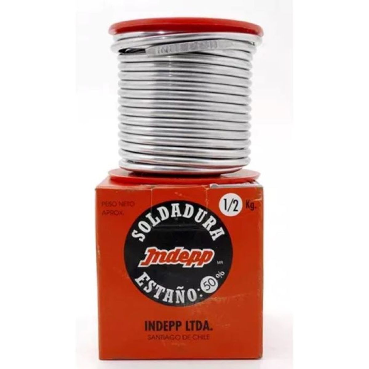 METALFER - Soldadura De Estaño 50% Carrete 0.5 Kg