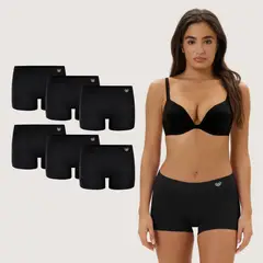 EMPORIO DONATO - Pack de 6 Calzones Pantaleta Algodón Mujer
