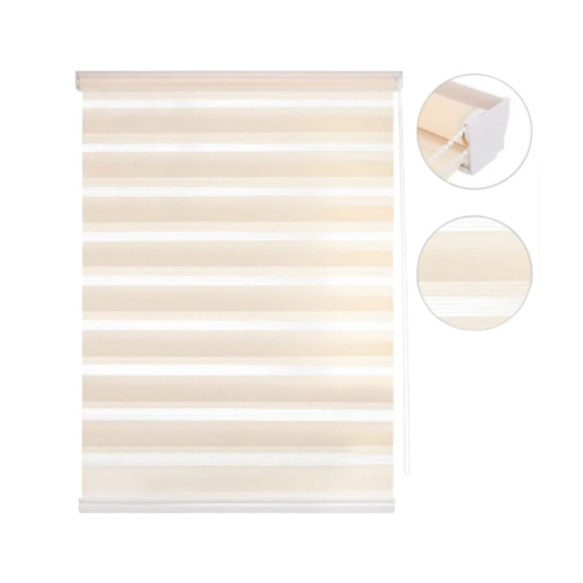 HOMEY - Roller Duo Dia y Noche Color Beige 60x200cm