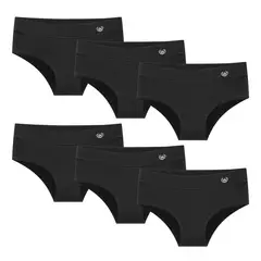 GIOVACCHINO - Pack de 6 Calzones Bikini Algodón Mujer