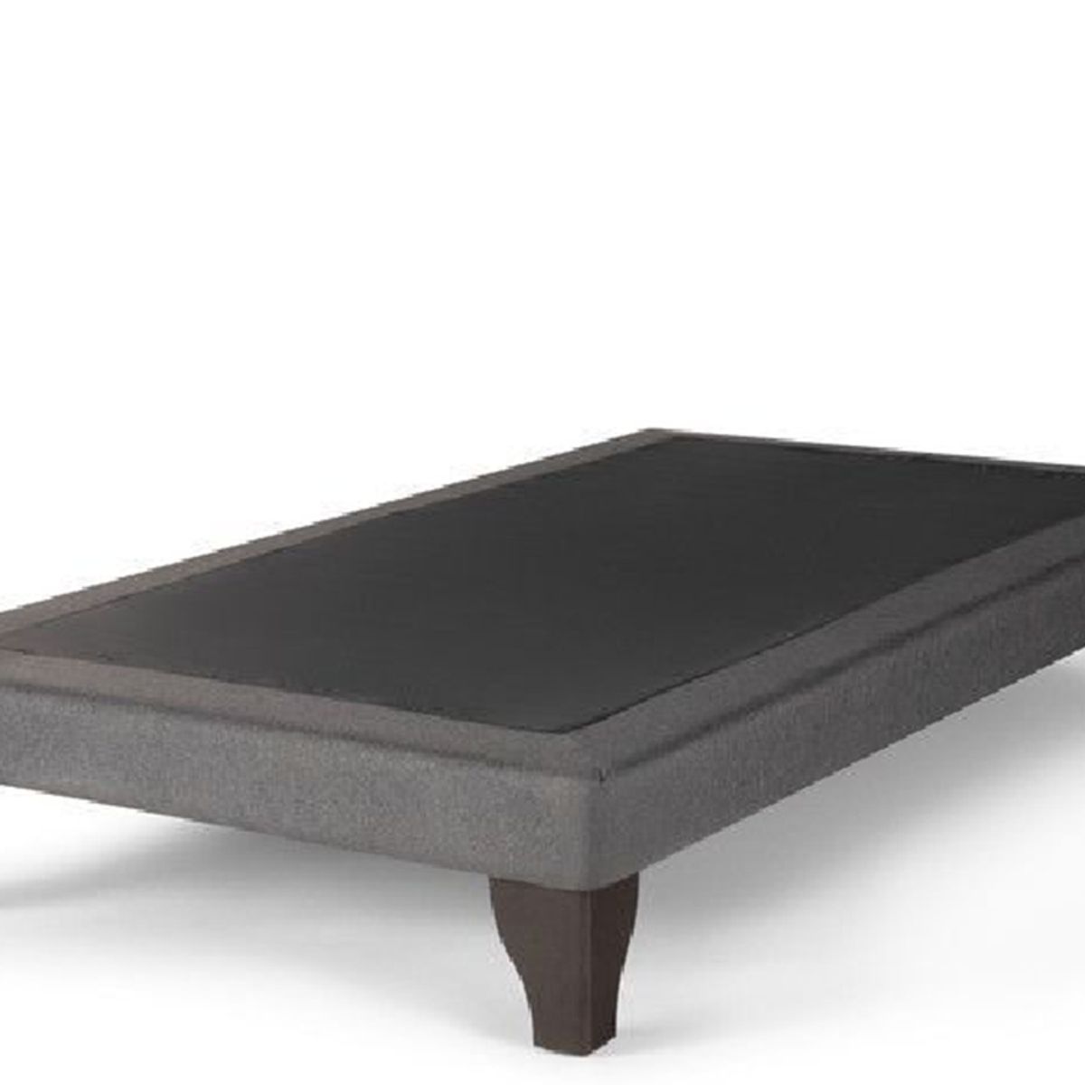 GENERICO - Base Europea mas Respaldo Tubular 1.5 plazas 105x200cm LINOGRIS OSCURO