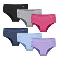 Pack de 6 Calzones Bikini Algodón Mujer