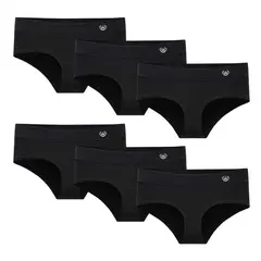 GIOVACCHINO - Pack de 6 Calzones Pantaleta Algodón Mujer