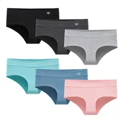 GIOVACCHINO - Pack de 6 Calzones Pantaleta Algodón Mujer