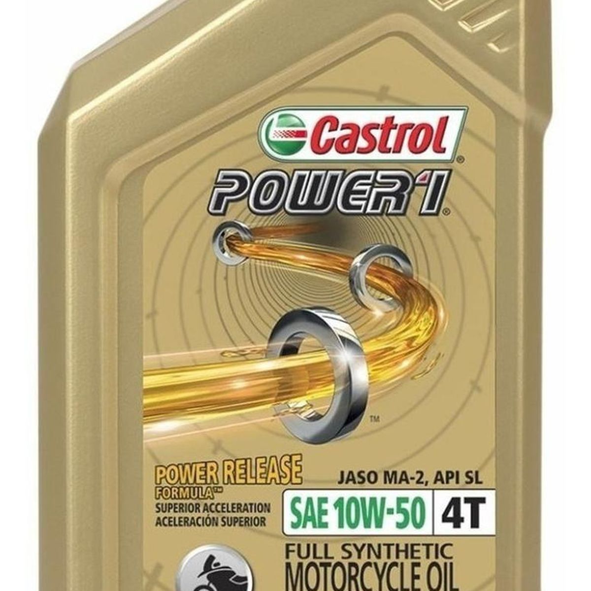 CASTROL - Aceite Motor Castrol Sintético 10w-50 Para Motocuatriciclo 1L