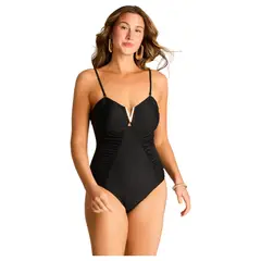 LORENZO DI PONTTI - Traje de Baño Entero Negro Mujer