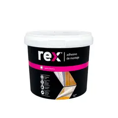 GENERICO - Adhesivo Montaje Pintable Rex 3.8 Kg Blanco