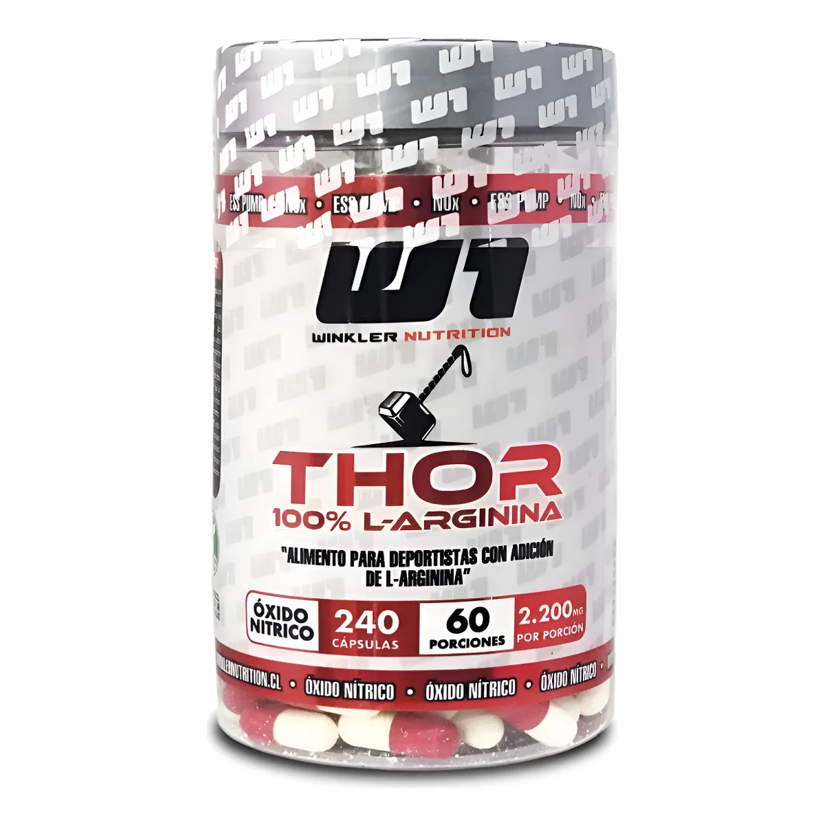 WINKLER NUTRITION - L-arginina Thor 240 Cáps. Winkler Nutrition
