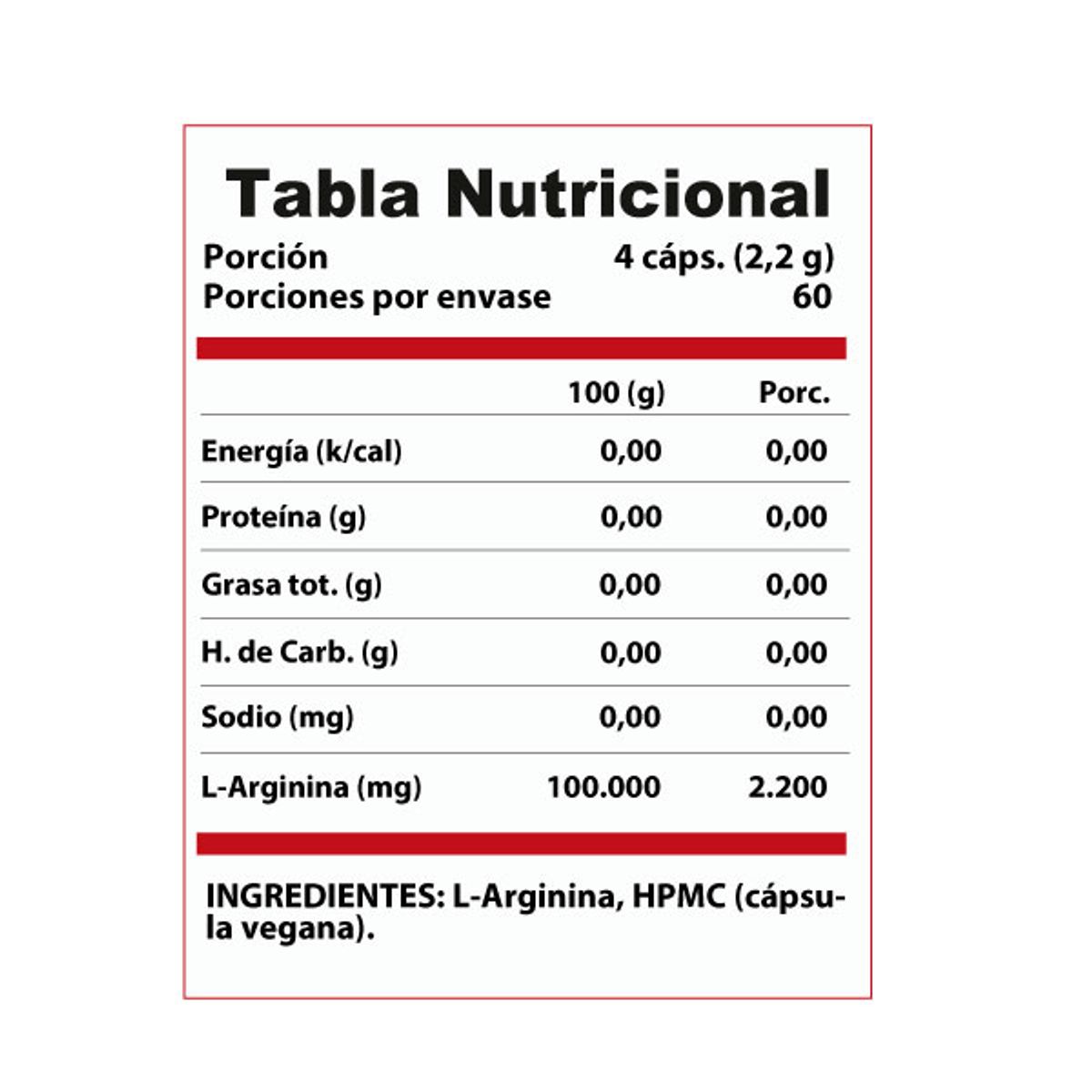 WINKLER NUTRITION - L-arginina Thor 240 Cáps. Winkler Nutrition