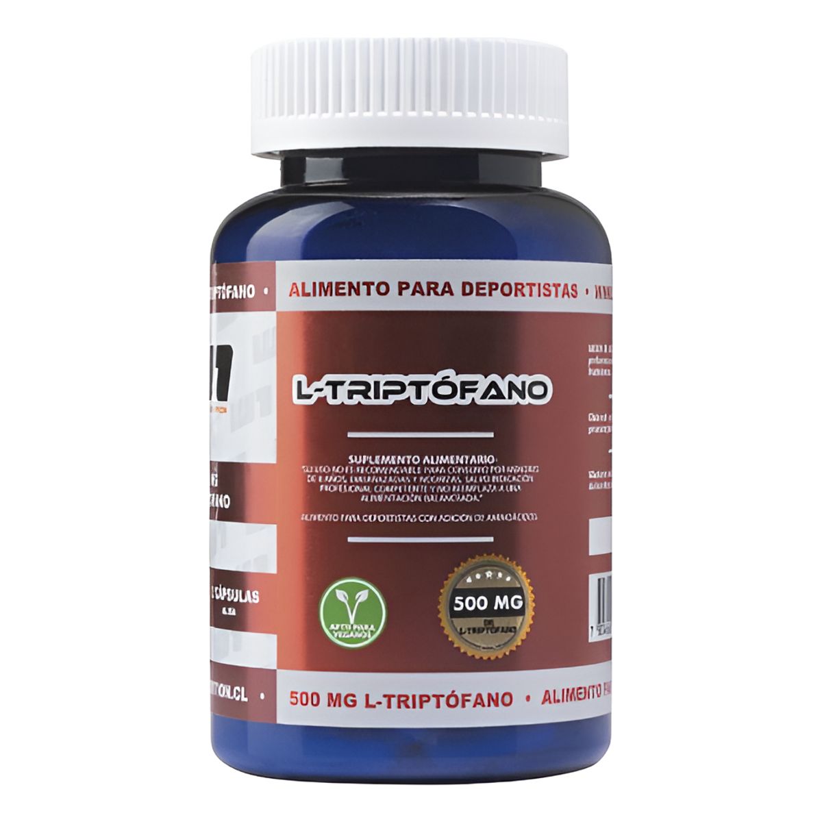 WINKLER NUTRITION - L-triptófano 500mg 120 Cápsulas Winkler Nutrition